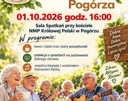 Spotkanie seniorów w Pogórzu – 1 października 2026