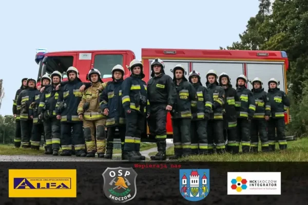 Skoczów: strażacy z OSP usuwali gniazdo owadów przy ul. Morcinka