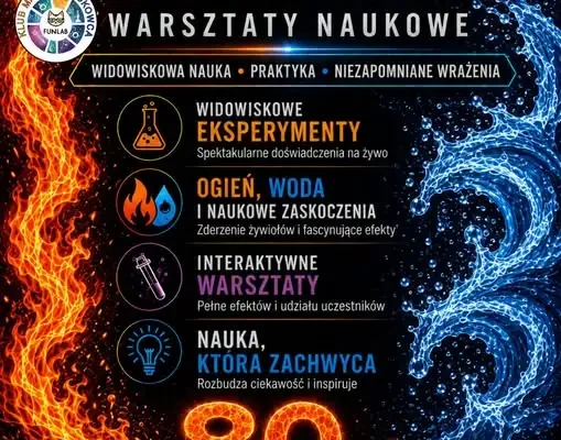 Warsztaty „Ogień & Woda” w MCK Integrator w Skoczowie – nauka przez zabawę