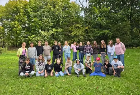 Uczniowie klasy 7. z Cieszyna odwiedzili Centrum Kształcenia Zawodowego w Bażanowicach