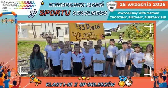 Europejski Dzień Sportu Szkolnego w Goleszowie – uczniowie pokonali 2026 metrów