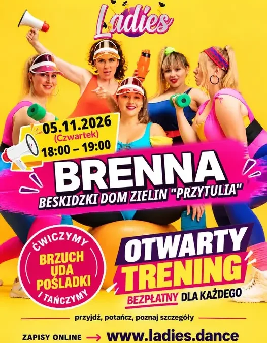 Brenna: bezpłatny trening taneczny LADIES już 5 listopada