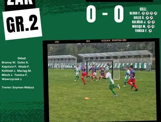 Żaki Victorii Hażlach rozbiły Spójnię Zebrzydowice na własnym stadionie