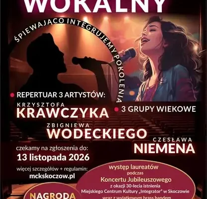 Konkurs wokalny w Skoczowie. Zaśpiewaj z brass bandem na 30-lecie MCK „Integrator”