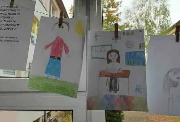 Konkurs plastyczny „Nasi nauczyciele” w szkole z oddziałami integracyjnymi