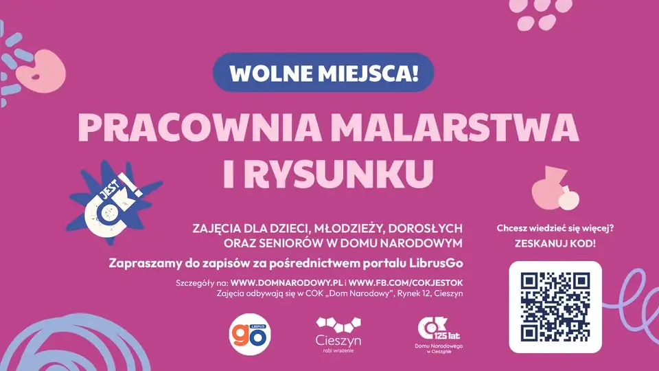 Dom Narodowy w Cieszynie otwiera zapisy do Pracowni Rysunku i Malarstwa