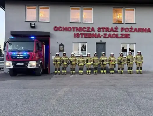 Strażacy z OSP Istebna Zaolzie oddali hołd tragicznie zmarłym kolegom z Niska