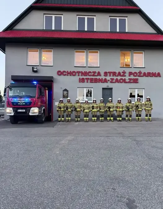Strażacy z OSP Istebna Zaolzie oddali hołd tragicznie zmarłym kolegom z Niska