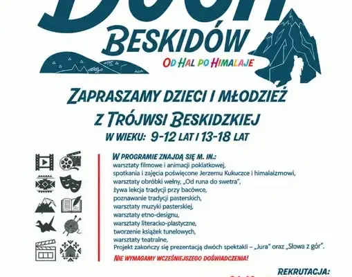 Duch Beskidów: Od Hal po Himalaje – trwa rekrutacja do projektu dla dzieci i młodzieży