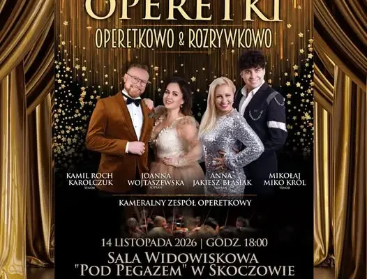 Gala operetkowa w Skoczowie – arie, które poruszają serce