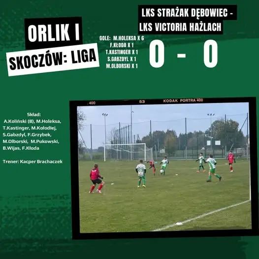 Orlicy U10 Victorii Hazlach wygrywają w Dębowcu