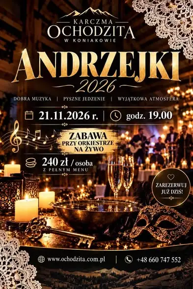 Andrzejki w gminie Istebna – sprawdź ofertę!