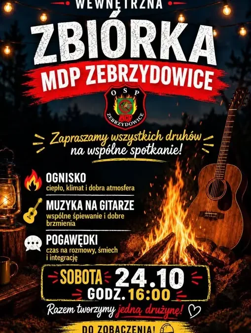 MDP Zebrzydowice zaprasza na ogniskową integrację już w sobotę