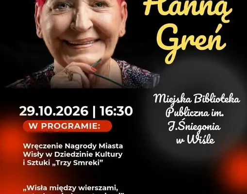 Hanna Greń z nagrodą „Trzy Smreki” – spotkanie autorskie w Wiśle