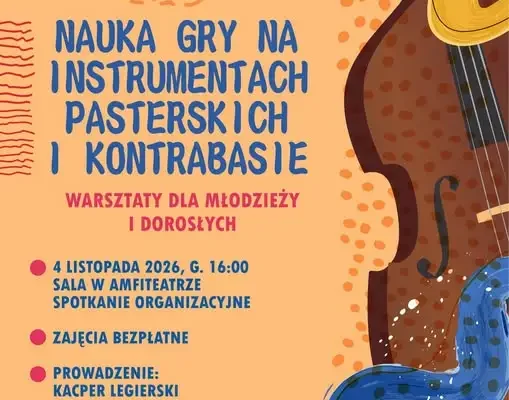 Wisła stawia na muzykę: rusza bezpłatna nauka gry na kontrabasie i instrumentach pasterskich