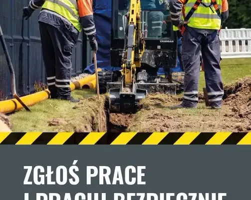 Bezpieczne Gazociągi: PSG apeluje o zgłaszanie prac ziemnych przed rozpoczęciem robót