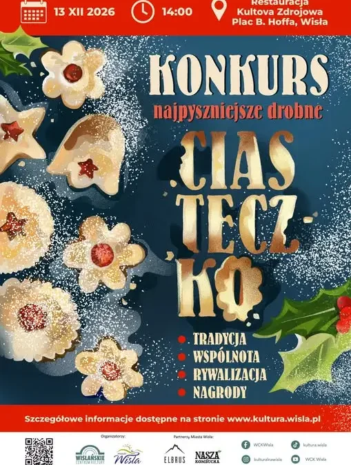 Konkurs „Najpyszniejsze drobne ciasteczko” w Wiśle – zapisy do 13 grudnia