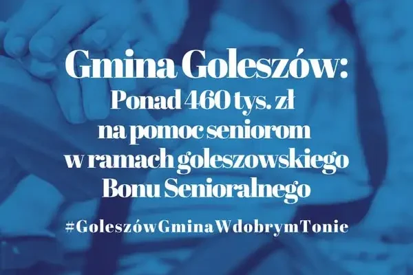 Bon Senioralny w Goleszowie: ponad 460 tys. zł na wsparcie seniorów 65+