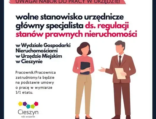 Ostatnie dni na aplikowanie do Urzędu Miejskiego w Cieszynie