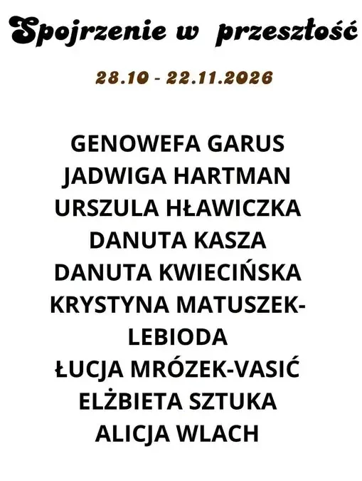 Wystawa „Spojrzenie w przeszłość” w Stodole w Zamarskach – prace artystek z Cieszyńskiego Uniwersytetu III Wieku
