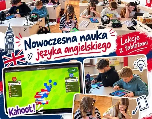 Halloweenowa gra strategiczna na lekcji angielskiego w SP4 Cieszyn