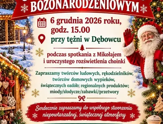 Kiermasz świąteczny w Dębowcu – zaproszenie dla wystawców