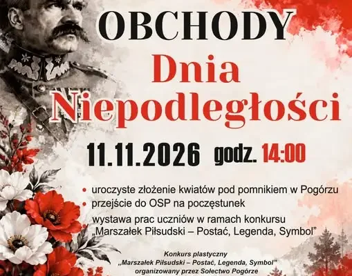 Dzień Niepodległości w Pogórzu – zaproszenie dla mieszkańców