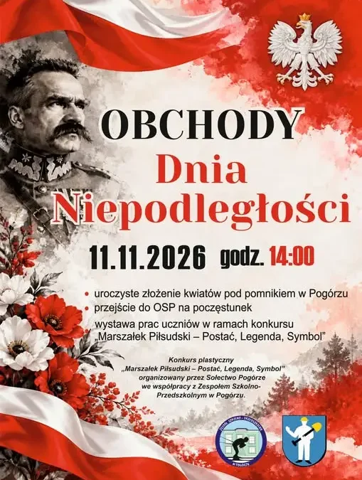 Dzień Niepodległości w Pogórzu – zaproszenie dla mieszkańców