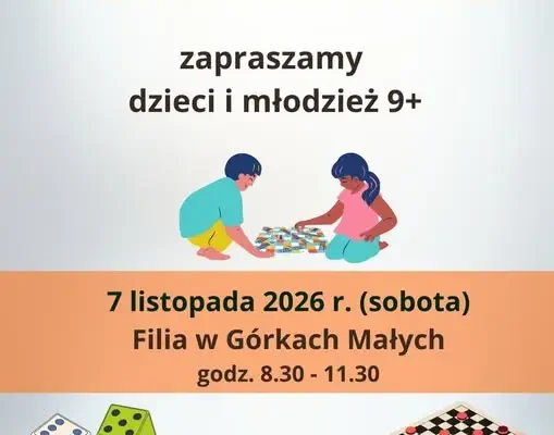Planszogranie w Górkach Małych – zaproszenie na 7 listopada